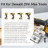 Belt Clips for Dewalt, 8pcs 304 Stainless Steel Drill Clips with Screws for 20V Power Tools