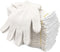 Evridwear Cotton Polyester String Knit Safety Work Gloves, 12 Pairs for Men & Women, Large