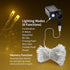Etinga 200 66ft 8 200 66ft) LED String Lights Warm White, Plug in Fairy Lights with Lighting Modes, Indoor Outdoor