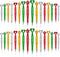 Christmas Ballpoint Pens Bulk, 32 Pcs with Inspirational Quotes, Candycane Gingerbread Snowflake for Kids