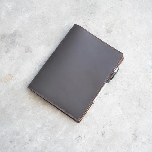 Leather Cover for Moleskine Classic XL, 7.5" x 9.75", Distressed Leather Travel Journal Cover