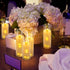 YOROXRG 24 Pack Parties,Wedding(D2.2 5" 6" 7") Christmas Decoration Flickering Flameless Candles,Battery Operated