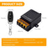 12v DC12V/24V/48V/72V 30A 328ft Remote Control Switch, Relay RF Control Switch with Long Range for Anti-Theft Alarms