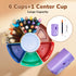 GAMENOTE Rotating Art Supply Storage Organizer, Lazy Susan for Kids Desk, Office School Supplies, Craft Caddy