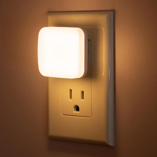 LED Night Lights Plug into Wall, 4 Pack Nightlights With Light Sensor