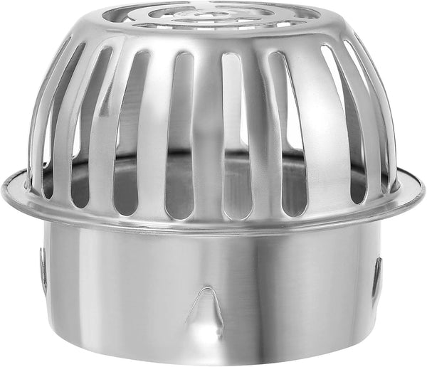 PATIKIL Dome Gutter Guard Filter, 304 Stainless Steel Strainer for 3.9-4.1 Inch Downspouts