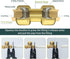 iCrimp Push-to-Connect Clamp Tool, Push-fit Disconnect Tool for Brass-Push Fittings, Multi-size Combination