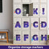 Qyeahkj 150 PCS Large 7" Font Outer Space Themed Bulletin Board Letters Combo Set for Classroom Starry Sky Decoration