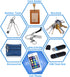 boshiho Office Lanyard, PU Leather Necklace Lanyard with Strong Clip, Keychain for Keys, ID Badge Holder, USB or Cell