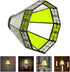 Angoily Vintage Green Glass Lampshade for Pendant Light - Mediterranean Style Replacement Shade for Restaurant Bar Home