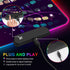ARTSO 35.4 x15.7 Inch, Purple RGB Gaming Mouse Pad, XXL Large Extended Glowing Led Keyboard Mat, Cool Mouse pad Desk