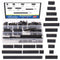 Glarks 240Pcs 2.54mm Straight Single Row PCB Board Female Pin Header Socket Connector Kit