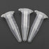100 Pcs Centrifuge Tubes 1.5 ml Clear Plastic Test Tube Vials with Caps for Lab Small Sample Bottles