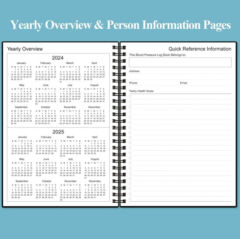 5.8" 8.5", Blood Pressure Log Book - Record & Monitor Your Daily Blood Pressure, Heart Rate Readings at Home, x Black