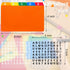 Lewtemi 50 Pieces Index Card Dividers Index Card Guide Set with Tabs Alphabet Tabbed Index Cards Guides Self Adhesive Number Stickers for Office Recipe Business Classroom(Assorted Color, 4 x 6 Inch) by Lewtemi