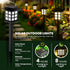 Lights10 Pack 10 GIGALUMI Solar Outdoor LED Solar Lights Outdoor Waterproof, Solar Walkway Lights Maintain Hours
