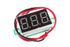NOYITO 0.36 inches LED Ultra-small 4.50-30V DC Digital Voltmeter 2-Wire Battery Voltage Tester Red Blue Green Three Colors Display (Pack of 3) (Blue)