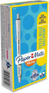 Paper Mate Inkjoy 700 Rt Ballpoint Pen, Retractable, Medium 1 Mm, Black Ink, White Barrel, Dozen