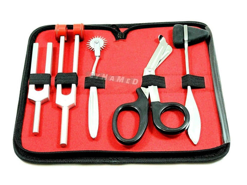 5 Hammer Set 128 512. 7.5 New Piece Student Diagnostic Kit - Reflex Taylor and Tuning Fork C and C Includes Wartenberg