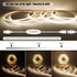 4000K 92+ 5V Dimmable 6ft Dimmer COB LED Strip Lights Natural White CRI Even Lighting Short Flexible Cuttable