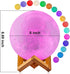 3D 16 (5.98 inch) LOGROTATE Moon Lamp, Print LED Colors RGB Moon Light, Decorative Lights Night Light with Remote&Touch