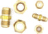 Air Conditioning Copper Pipe Extension for Joint Double Connector, 6-19mm Flare Nut Copper Tube Diameter 5/8"
