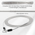 BaYiToo 9.84FT 3mm Stainless Steel Security Cable, Safety Cable Luggage Lock, Security Wire Rope with Double Loop