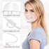 20 Veemoon PCS Clear Mouths Masks,Anti-Fog Mouth Shield Plastic Chef Masks with Chin Rests for Restaurant Catering