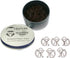 Monkey Shaped Paper Clips, Great for Collectors or Office Gift, Comes in Round Tin with Lid