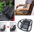 Generic Mesh Back Lumbar Support Cushion, Universal Fit for Office Chair, Home, Car Seat, Nylon