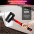 8oz Rubber Mallet Hammer, Fiberglass Handle for Flooring, Tent Stakes, Woodworking, Soft Blow Tasks