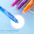 ParKoo Retractable Erasable Gel Pens, Clicker, Fine Point 0.7mm, Assorted Color Inks, 10-Pack