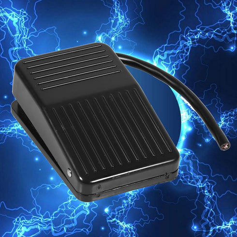 Foot Switch Pedal, Momentary Operated Control ON Off Switch, Nonslip Power Electric Controller for Woodworking