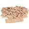 ZOENHOU 1000 PCS Wooden Dowel Pins 3/8" x 1 1/2", Hard Wood Fluted Dowel Plugs with Beveled Ends for Woodworking