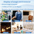 T-Shaped Multi-Page Flip Acrylic Sign Holder for Menu/Photo/Advertising/Drink Display Stand 12.1x9.3inches