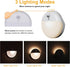 YUNLEX 4 Pack 2.6" Dimmable 3 Stair Lights Indoor, Small Stick on Lights, Motion Sensor Night Light, Light Modes