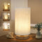 Small Bedside Table Lamp with 3 Color Temperatures | Minimalist Dimmable Nightstand Lamp for Study & Reading