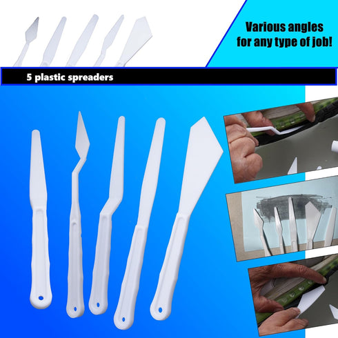 Shoe Goo Black Shoe Repair Adhesive Bundle: 10 Snip Tip Applicators & 5 Plastic Spreader Tools by 203Brands