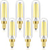 E12 Dimmable LED Bulb 8W, 100 Watt Daylight 4000K T6 T25 Candelabra Bulb, 800LM, 6-Pack for Chandeliers