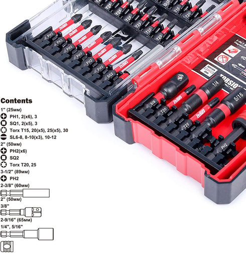 47pc Set Protorq Impact Drive Bit