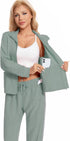 Milarlv 4 Mastectomy Zip Jacket Coat with Drain Pockets After Post Breast Surgery Lightweight Warm Up Tops Shirt