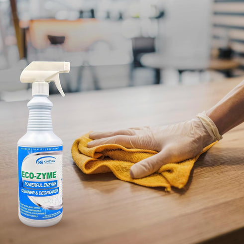 Eco-Zyme Natural Enzyme Multi-Purpose Cleaner & Degreaser, Professional-Strength Concentrated, Safe for Inside &