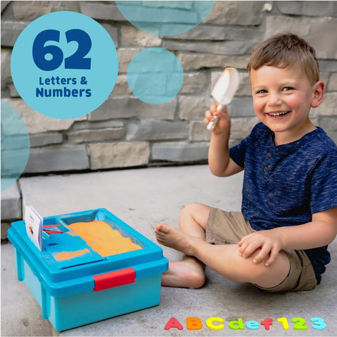 Set Chuckle & Roar - Sensory Bin - Tactile Learning for Toddlers - Montessori Preschool Activities - Plastic Storage