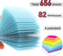Lined Sticky Notes 3x3 in - Bright Ruled Colorful Memo Pads, 82 Sheets/pad, 8 Pads/Pack