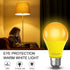 Bulb 2 PackDimmable 1800K Bulbs Blocking,A19 9W(60W E26 Bulbs Amber Sleep Light Warm Light for Healthy Sleep,Blue Light