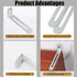 AUXBC 3"x1.2"x0.6"Adjustable 90 10Pcs Right Angle Brackets Metal L Bracket Heavy Duty Degree Corner Fastener L-Shape