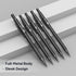 Mr. Pen Metal Mechanical Pencil Set with Lead and Eraser Refills, 5 Sizes, Black, Drawing Mechanical Pencils