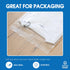 Spartan Industrial 2 Mil Clear Reclosable Zip Plastic Poly Bags, 9” X 12” (500 Count) with Resealable Lock Seal
