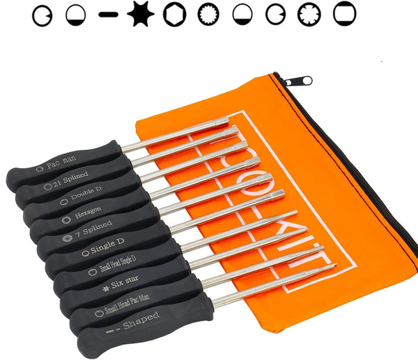 10 Pcs Carburetor Adjustment Tool Kit for Small Engine Carb Tune Up, Adjusting Tool