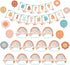 Groovy Happy Birthday Bulletin Board Set - Retro Hippie Birthday Cutouts for Classroom Decor